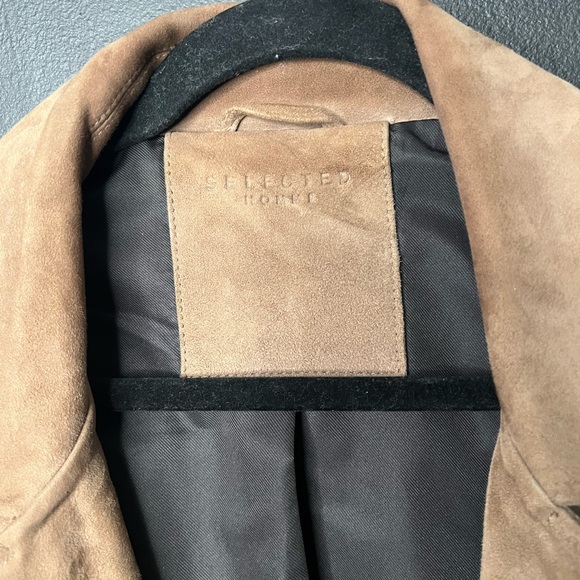 Selected Homme Suede Jacket - Picture 2 of 5